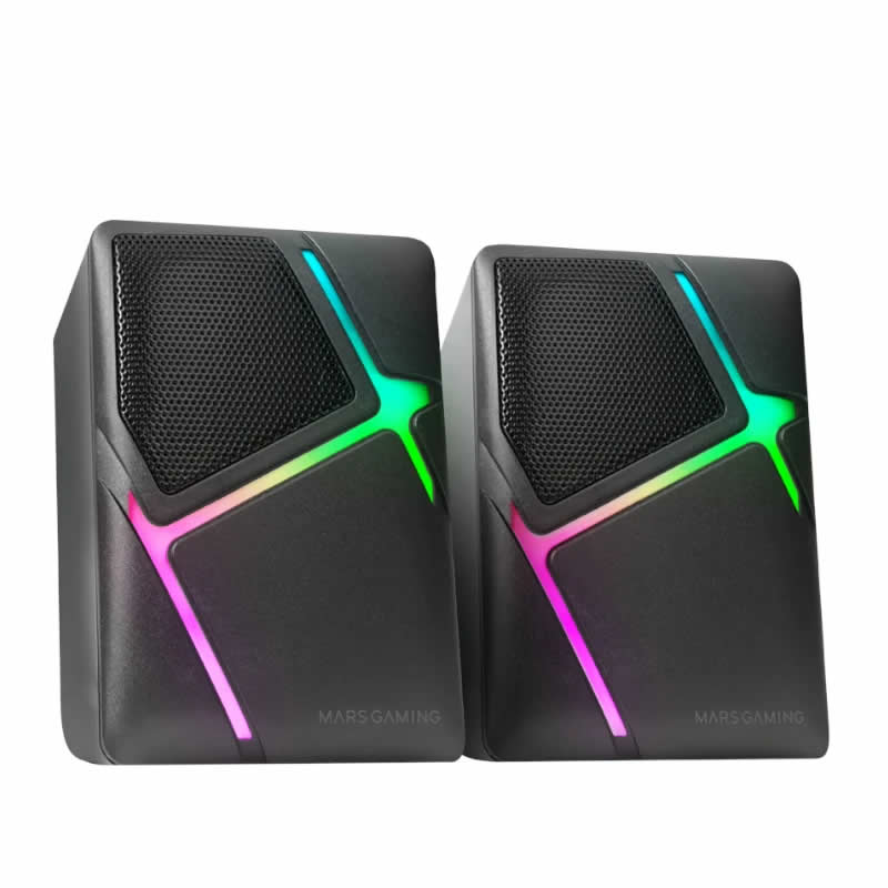 Mars Gaming Altavoces Ms H Rgb Negro